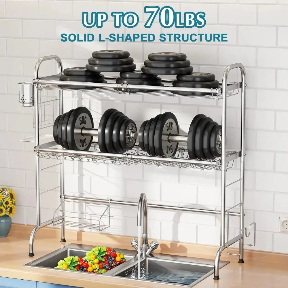 Dish Drying Rack for Kitchen Counter - Home Fusion