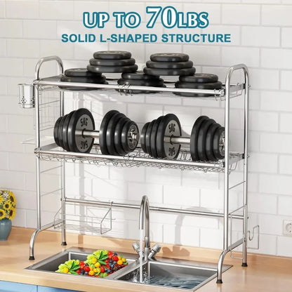 Dish Drying Rack for Kitchen Counter - Home Fusion