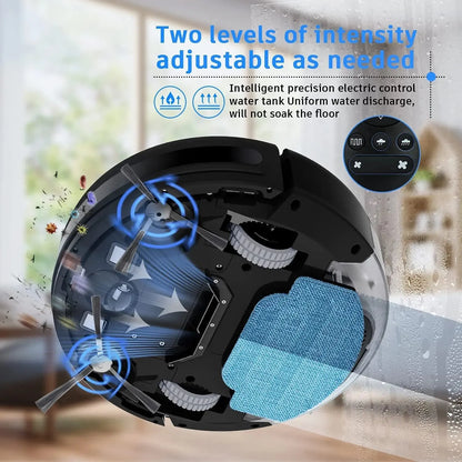 GOOVI G20 Robot Vacuum Cleaner 1400Pa Strong Suction 2500mAh Battery 3in1 Mopping Sweeping Suction Smart Home Support Wifi/alexa - Home Fusion