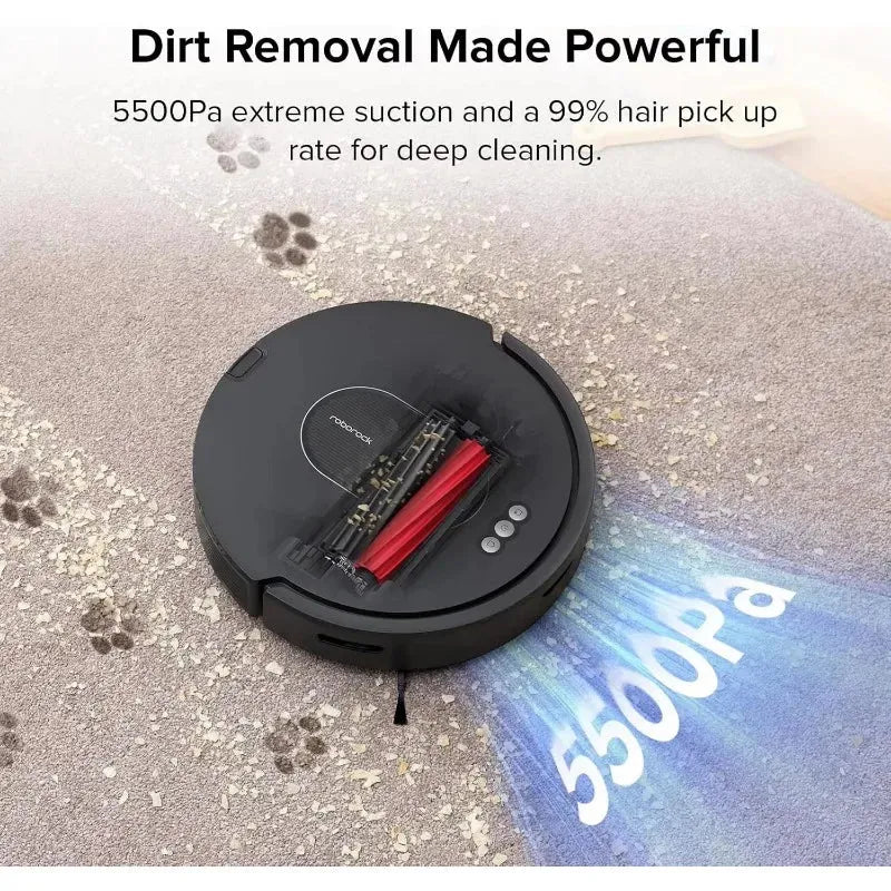 Roborock Q5 Max+ Robot Vacuum with Self-Empty Dock – Hands-Free Home Cleaning - Home Fusion