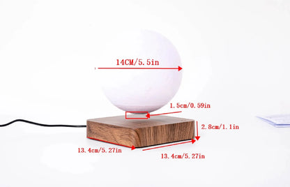 Lunar Moon Light Lamp - 3D Magnetic Levitating Moon Lamp with Touch Control - Home Fusion