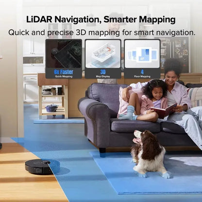 Roborock Q5 Max+ Robot Vacuum with Self-Empty Dock – Hands-Free Home Cleaning - Home Fusion