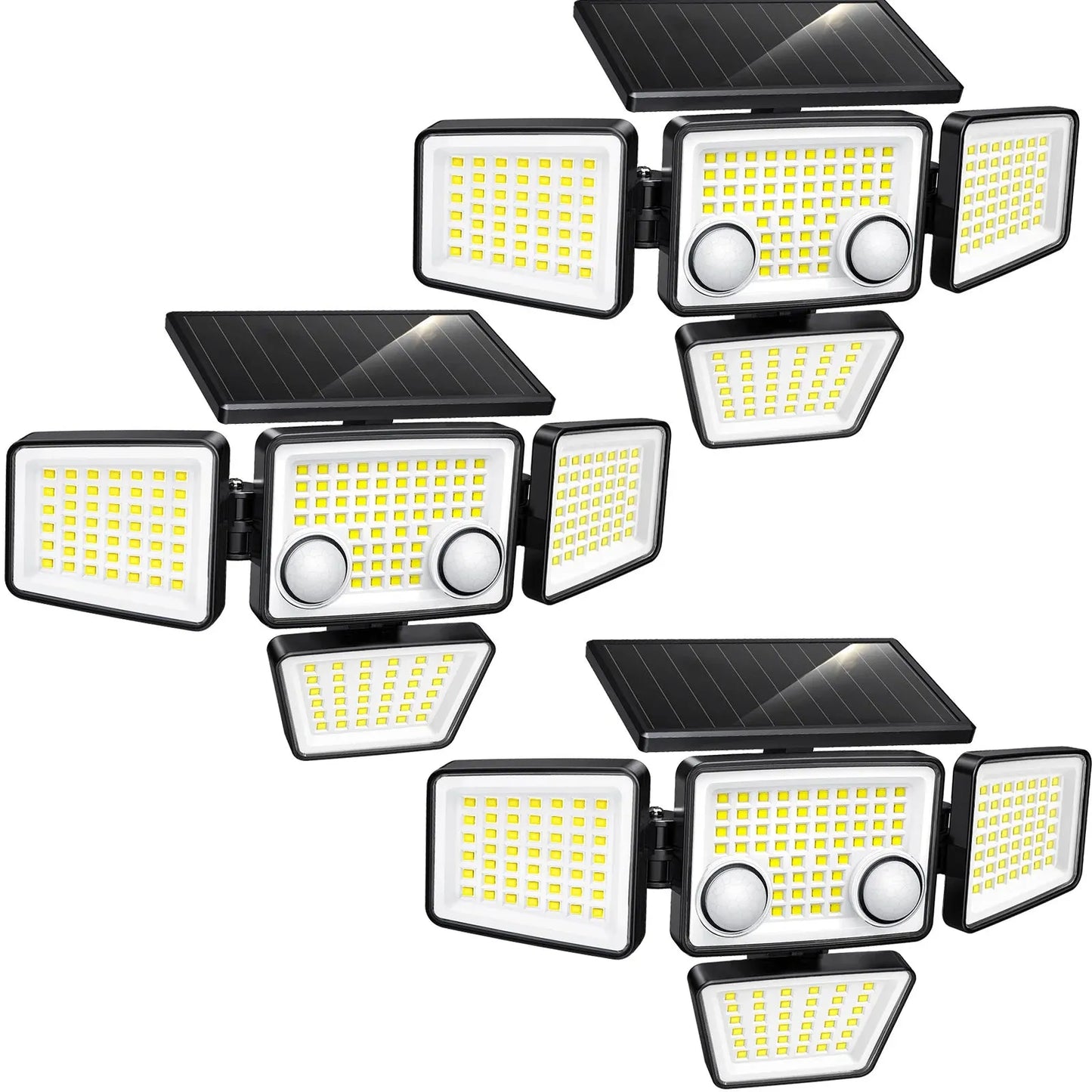 Solar Flood Security Lights for Backyard Yard Patio