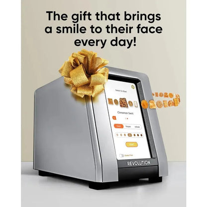 Revolution R180 Connect Plus 2-Slice Touchscreen Toaster – Connected Smart Toaster w/Patented InstaGLO 2.0 Technology - Home Fusion