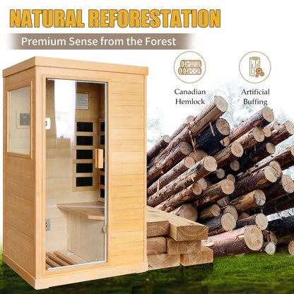 infrared sauna room single room - Home Fusion