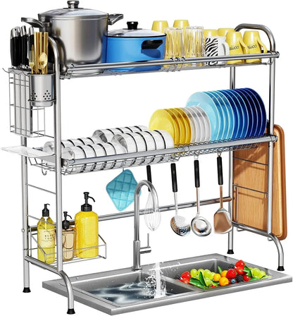 Dish Drying Rack for Kitchen Counter - Home Fusion