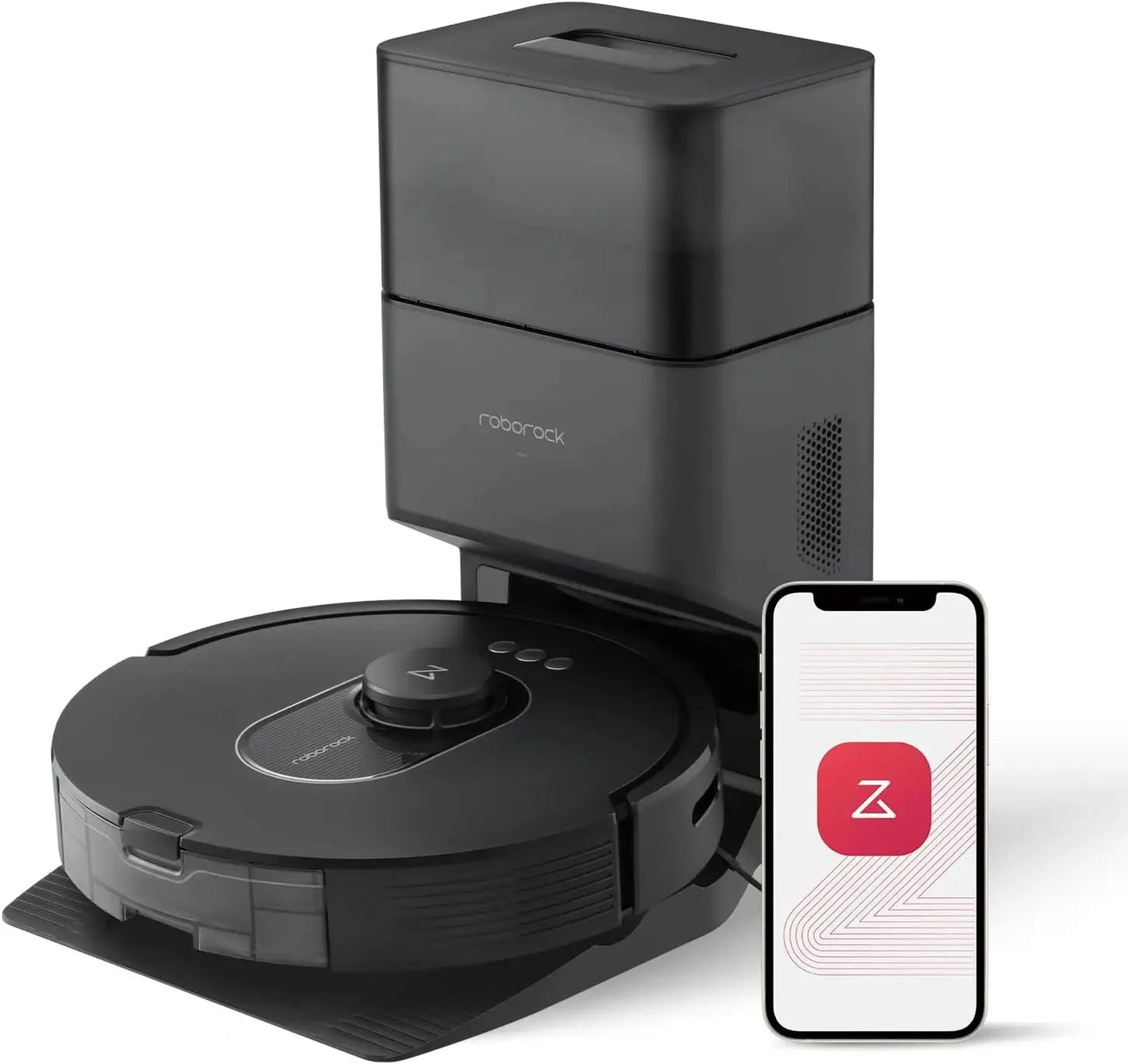 Roborock Q5 Max+ Robot Vacuum with Self-Empty Dock – Hands-Free Home Cleaning - Home Fusion