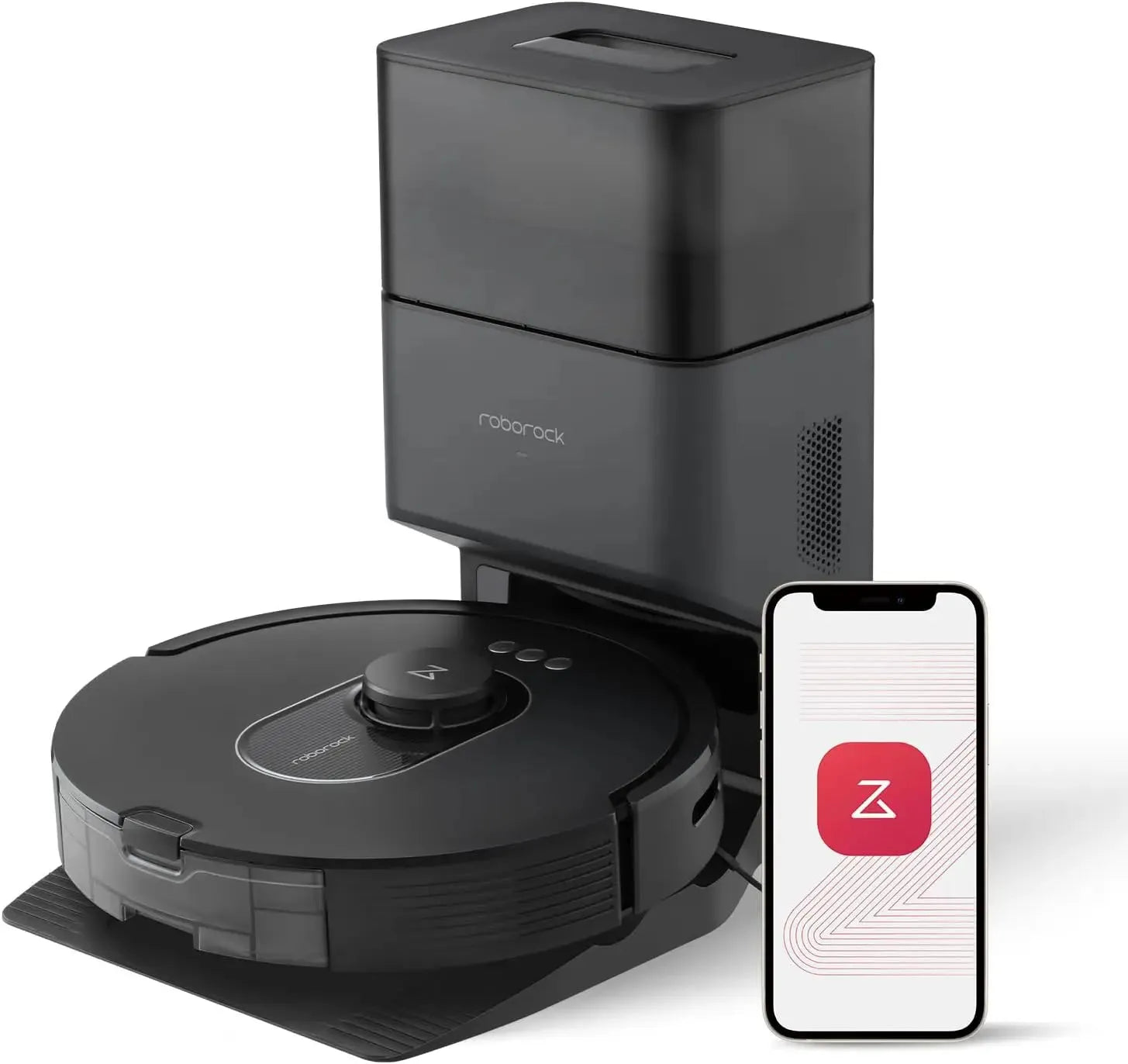 Roborock Q5 Max+ Robot Vacuum with Self-Empty Dock – Hands-Free Home Cleaning - Home Fusion