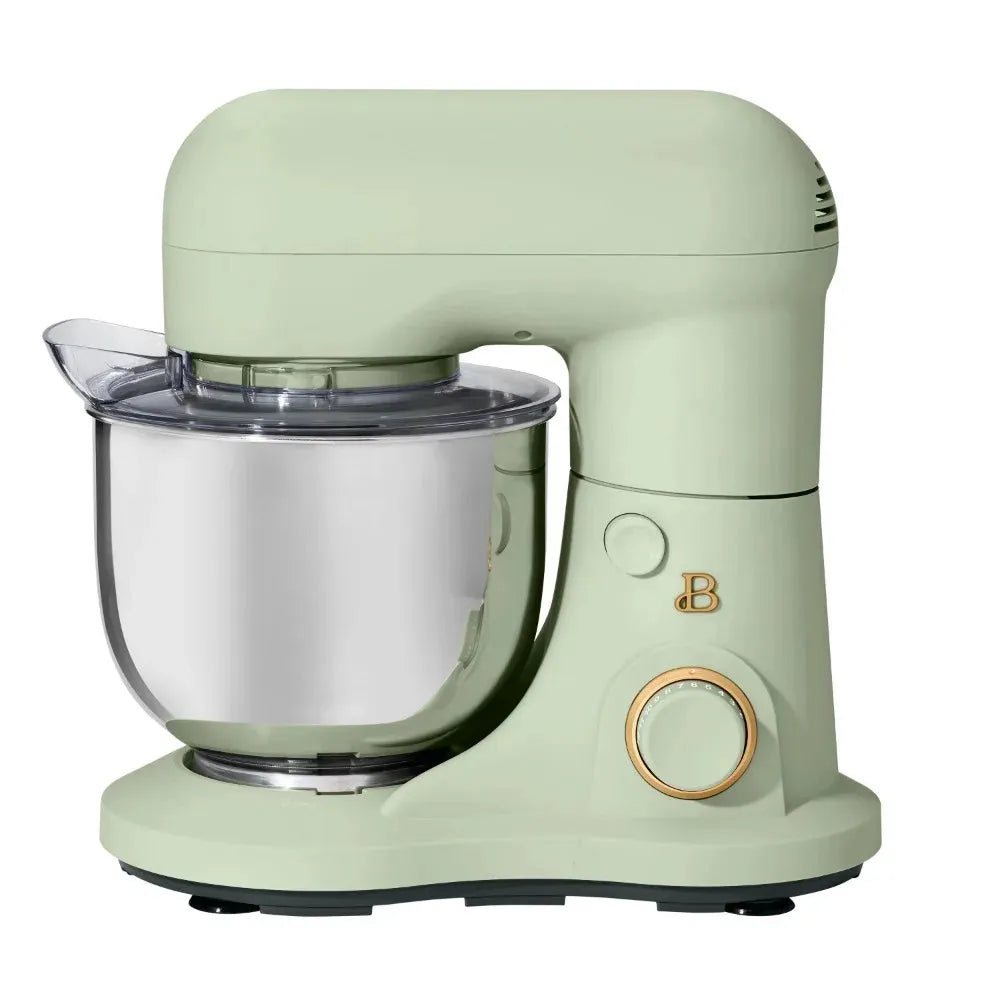 Beautiful 3.5 Qt Stand Mixer, Lightweight & Powerful with Tilt-Head, White Icing - Home Fusion