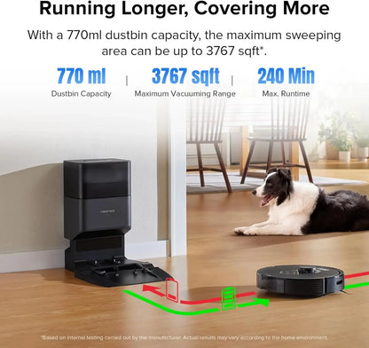 Roborock Q5 Max+ Robot Vacuum with Self-Empty Dock – Hands-Free Home Cleaning - Home Fusion