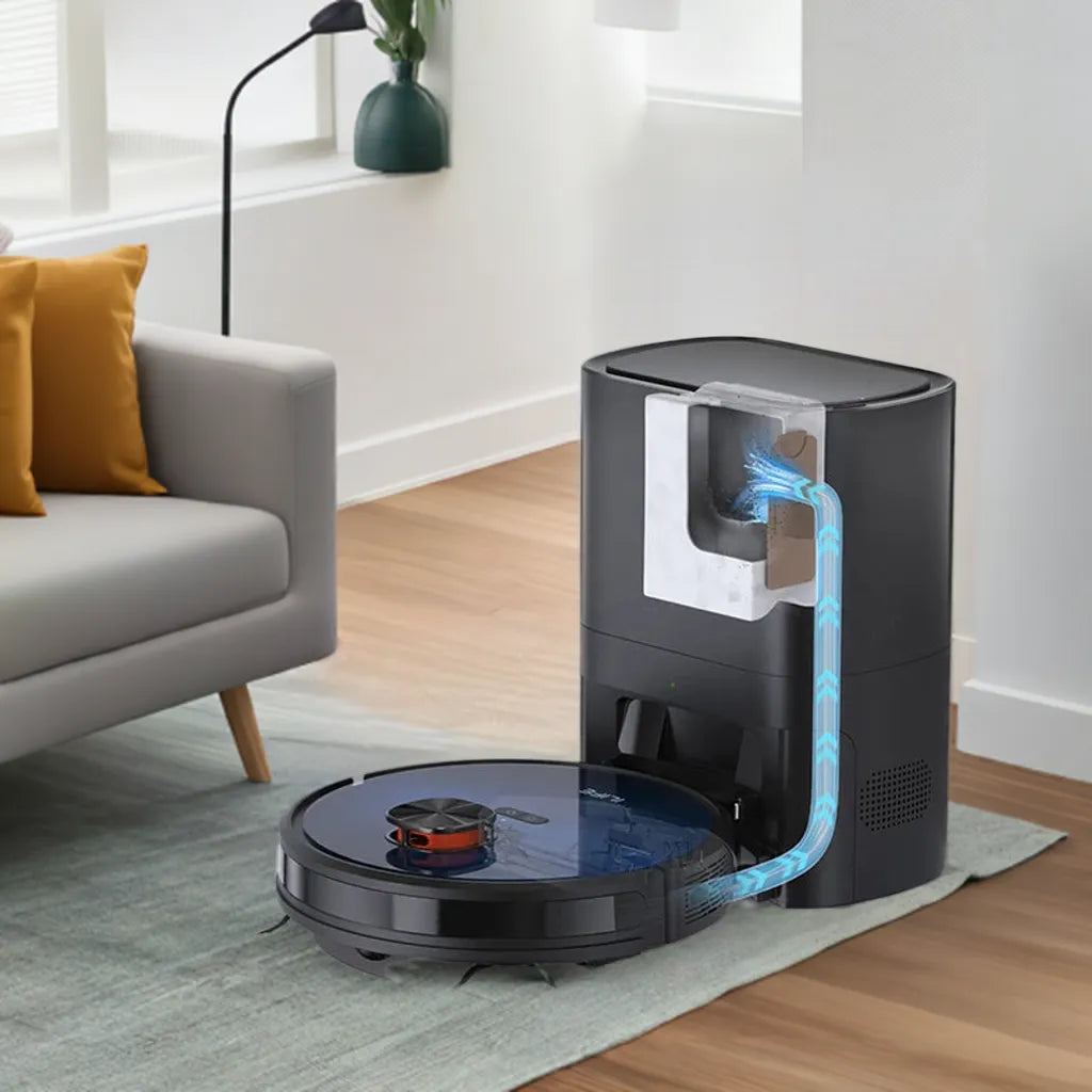 Robot Vacuum Cleaner, Auto Empty Station for 60 Days with Remote Control - Home Fusion