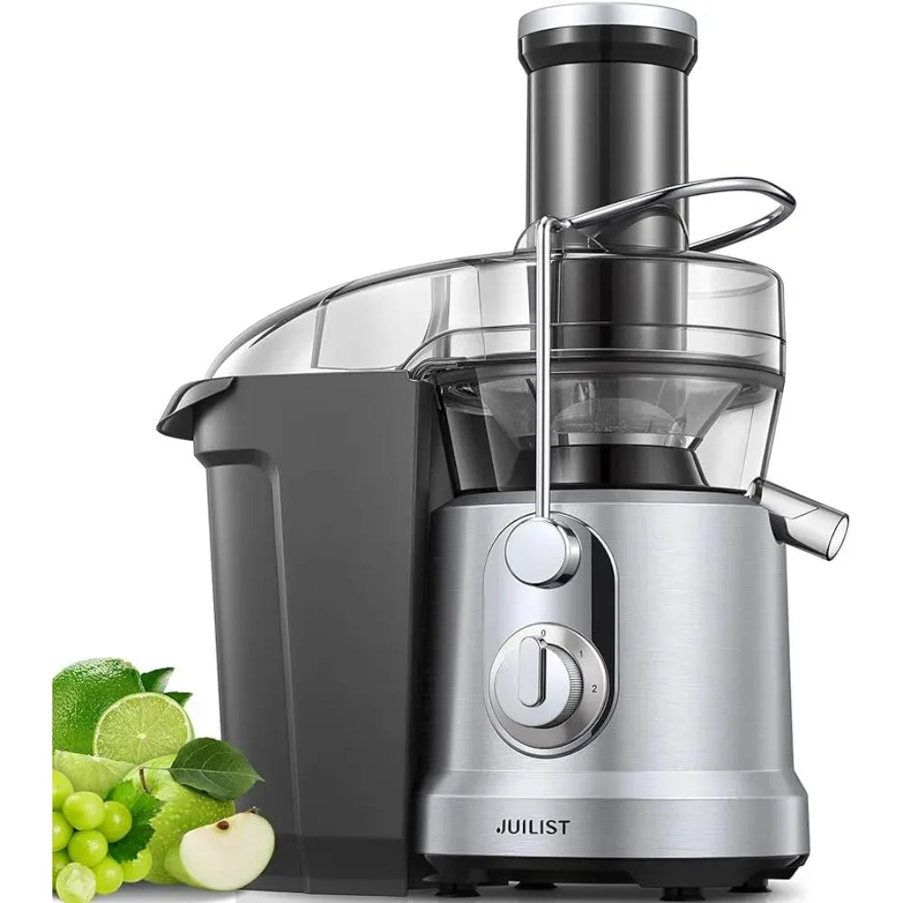 1300W Juicer Machines, Juilist Powerful Juice Extractor Machine with 3.2" Wide Mouth for Whole Fruits & Veggies - Home Fusion