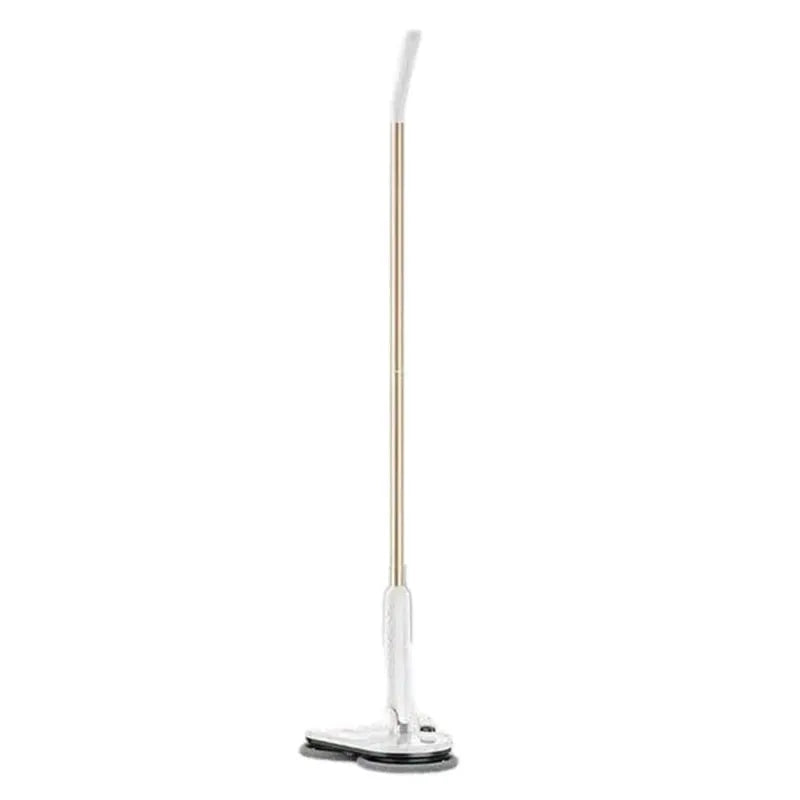 Cordless Electric Spin Mop, Floor Cleaner for Hard Wood & Tile & Laminate & Marble Floors, Scrubber Mop with 2 Mop Pads - Home Fusion