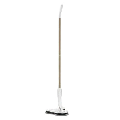 Cordless Electric Spin Mop, Floor Cleaner for Hard Wood & Tile & Laminate & Marble Floors, Scrubber Mop with 2 Mop Pads - Home Fusion