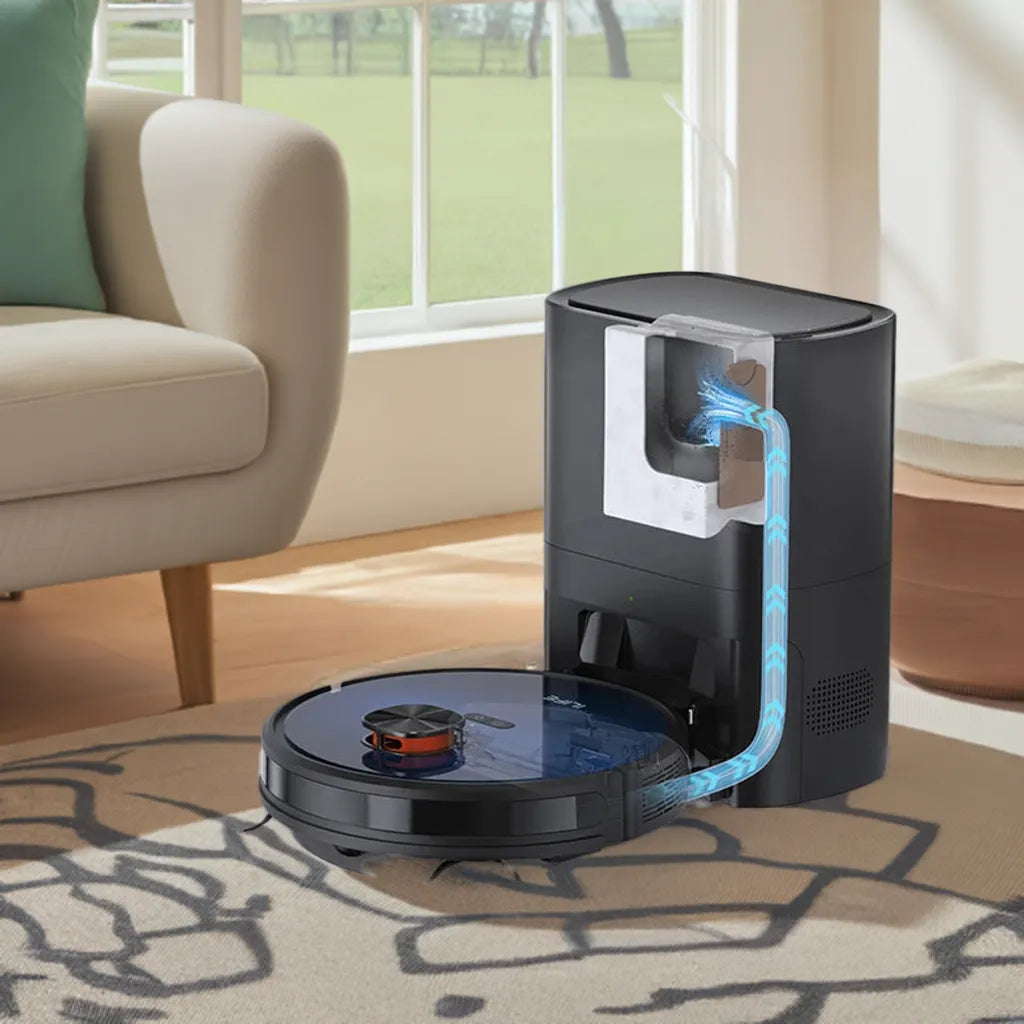 Robot Vacuum Cleaner, Auto Empty Station for 60 Days with Remote Control - Home Fusion