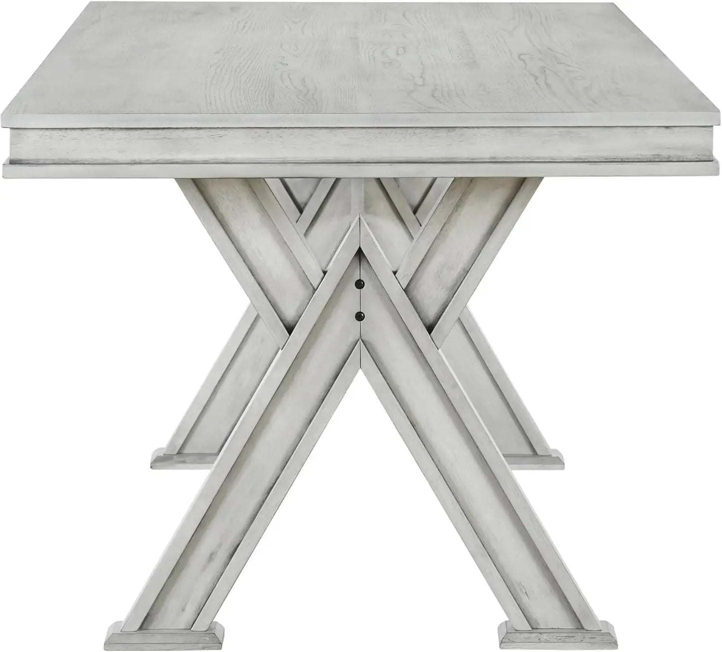 6 Pieces Dining Table Set with Bench. - Home Fusion