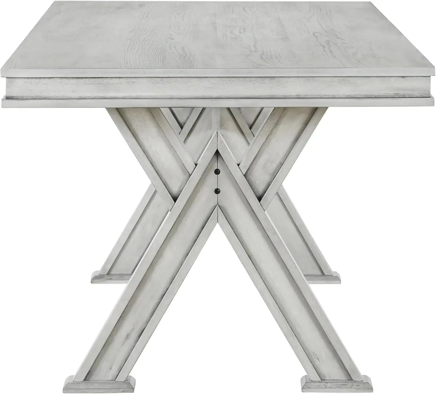 6 Pieces Dining Table Set with Bench. - Home Fusion