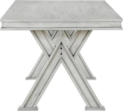 6 Pieces Dining Table Set with Bench. - Home Fusion