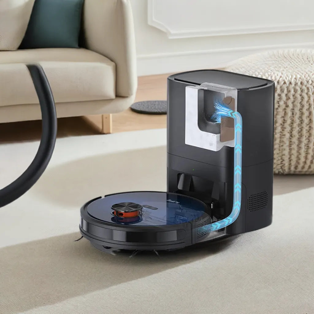 Robot Vacuum Cleaner, Auto Empty Station for 60 Days with Remote Control - Home Fusion