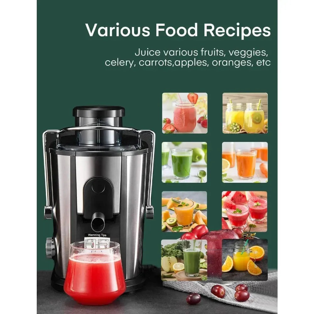 Juicer Machines with Anti-drip & Anti-slip Function - Home Fusion