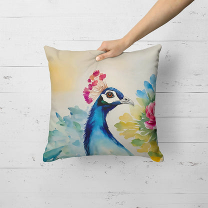Peacock Throw Pillow - Home Fusion