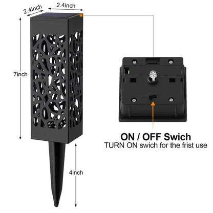 Solar Powered Waterproof Vintage Garden Light - Home Fusion