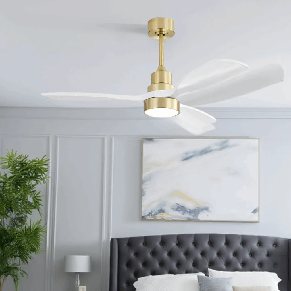 Sofucor Modern Economical 48-inch Ceiling Fan with LED Reversible DC 6-speed High wind and Remote control - Home Fusion