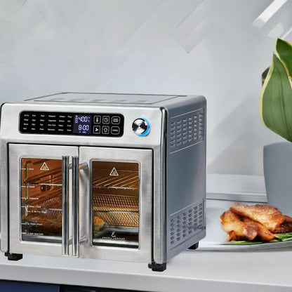emeril lagasse extra large air fryer stainless steel convection oven