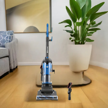 Bagless UprightVacuum Cleaner with Large Dust Cup Capacity, Efficient Cyclone Filtration System & 17ft Cord for Carpet - Home Fusion