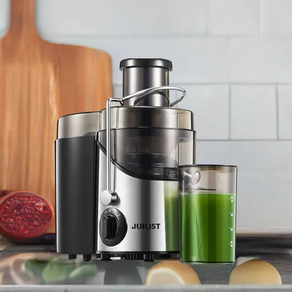 3" Wide Mouth Juicer Extractor Max Power 800W, for Vegetable and Fruit with 3-Speed Setting, 400W Motor, BPA Free - Home Fusion