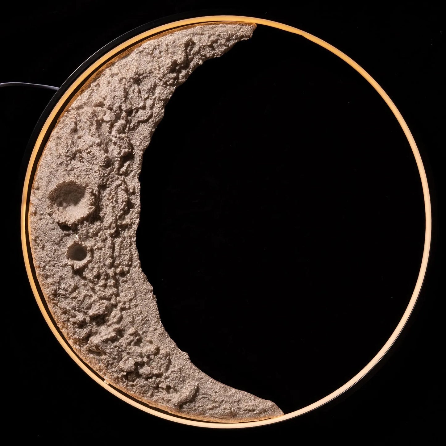 3D Moon Wall Lamp – Indoor & Outdoor Ambient Lighting.