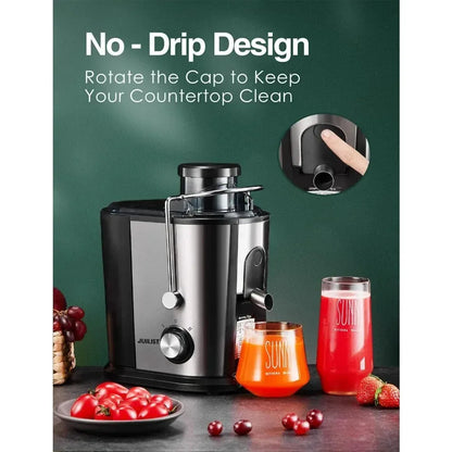 Juicer Machines with Anti-drip & Anti-slip Function - Home Fusion