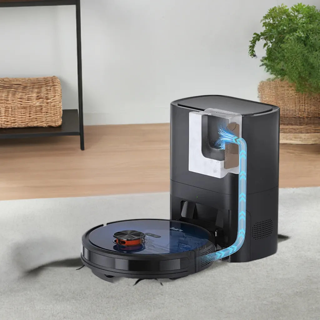 Robot Vacuum Cleaner, Auto Empty Station for 60 Days with Remote Control - Home Fusion