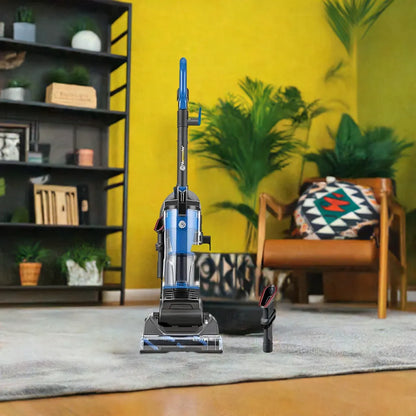 Bagless UprightVacuum Cleaner with Large Dust Cup Capacity, Efficient Cyclone Filtration System & 17ft Cord for Carpet - Home Fusion
