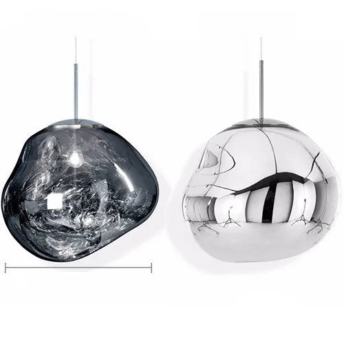 Post Modern Nordic Lava Lamp Bedside Irregular Chandelier.