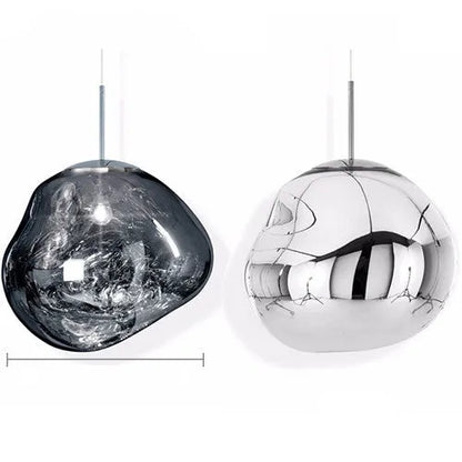 Post Modern Nordic Lava Lamp Bedside Irregular Chandelier.