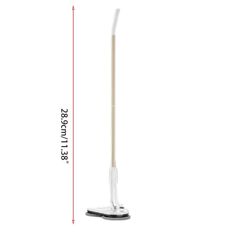 Cordless Electric Spin Mop, Floor Cleaner for Hard Wood & Tile & Laminate & Marble Floors, Scrubber Mop with 2 Mop Pads - Home Fusion