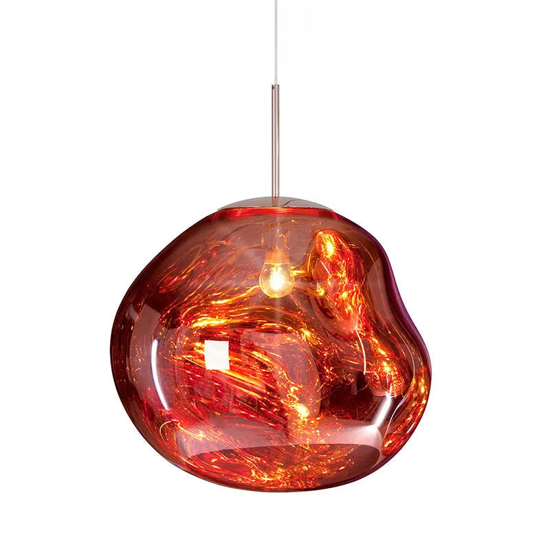 Post Modern Nordic Lava Lamp Bedside Irregular Chandelier.