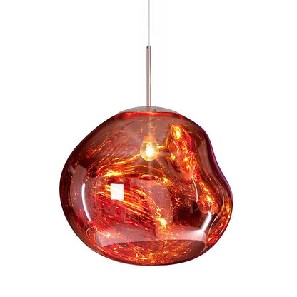 Post Modern Nordic Lava Lamp Bedside Irregular Chandelier.