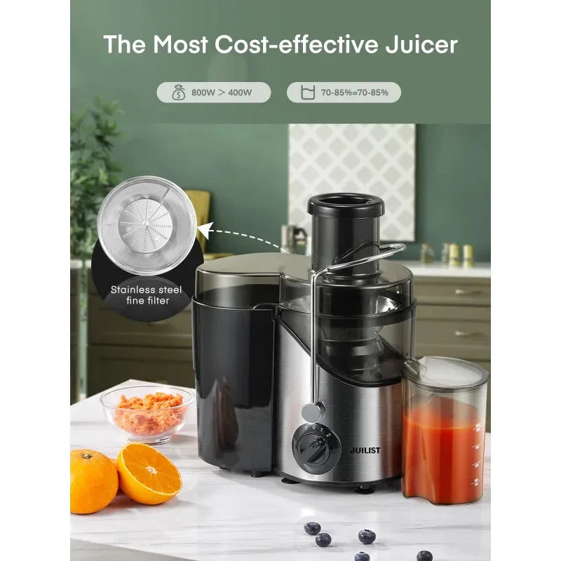 Juicer Ultra Power Easy Clean Extractor Press Centrifugal Juicing Machine - Home Fusion