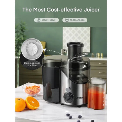 Juicer Ultra Power Easy Clean Extractor Press Centrifugal Juicing Machine - Home Fusion