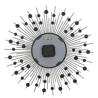 3D Crystal Wall Clock Modern Luxury Diamond Dispersion Silver Design Clock Creative Home Decor for Living Room - Home Fusion