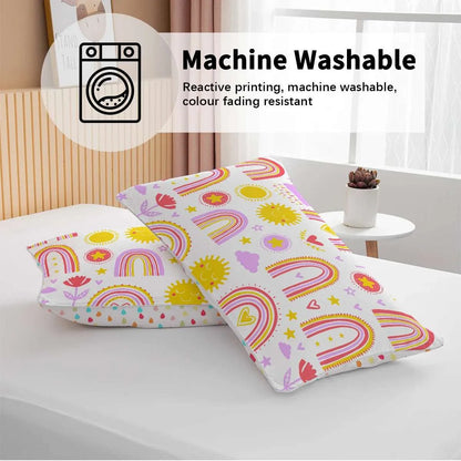 Cartoon Rainbow Design Bedding Set. - Home Fusion