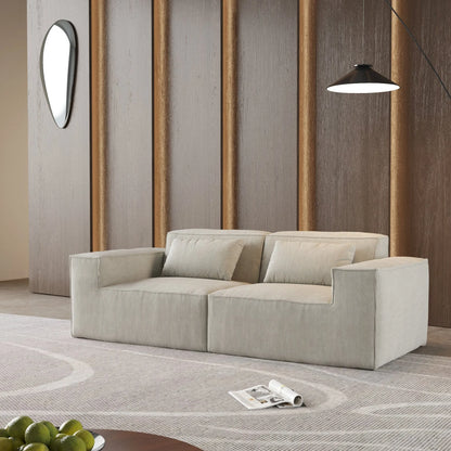 “Modern Sectional 4-Seater Sofa with Deep Seating & Cushions – Perfect for Family Rooms”