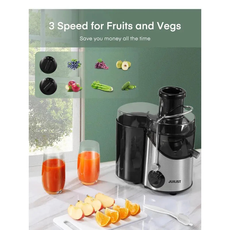 Juicer Ultra Power Easy Clean Extractor Press Centrifugal Juicing Machine - Home Fusion
