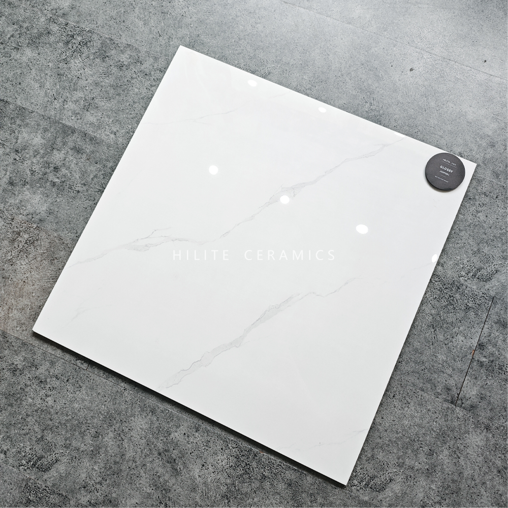 Foshan Luxury Polished White Marble Tiles 60x60cm Indoor Floor Wall - Home Fusion