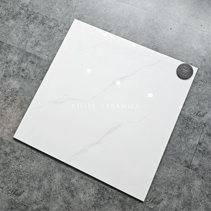 Foshan Luxury Polished White Marble Tiles 60x60cm Indoor Floor Wall - Home Fusion
