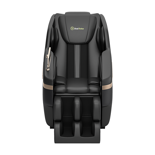 Real Relax Full-Body Zero Gravity Shiatsu Electric Massage Chair – Black. - Home Fusion