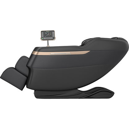 Real Relax Full-Body Zero Gravity Shiatsu Electric Massage Chair – Black. - Home Fusion
