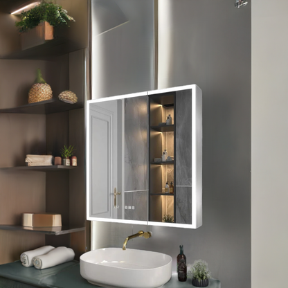 Lighted Medicine Cabinet 30x32 Inch,Recessed or Surface led Medicine Cabinet, Clock&Room Temp Display,Defog,Stepless Dimming Lighted Medicine Cabinet 30x32 Inch,Recessed or Surface led Medicine Cabinet, Clock&Room Temp Display,Defog,Stepless Dimming 076823-f9.myshopify.com